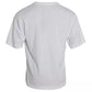 White Logo Cotton Round Neck Short Sleeves T-shirt