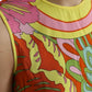 Multicolor Floral Silk Sleeveless Tank Top