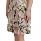 Pink Lily Viscose Sheath Knee Length Dress