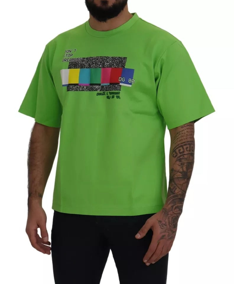 Green Cotton DG CHANNEL Top T-shirt