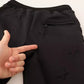 Black Jogger Women Polyester Pants