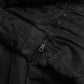 Black Nylon Hooded Parka Coat Winter Jacket