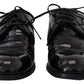 Black Patent Leather Derby Dress Shoes