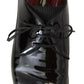 Black Patent Leather Derby Dress Shoes