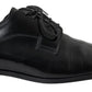 Black Polished Leather Formal Dress Shoes