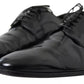 Black Polished Leather Formal Dress Shoes