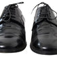 Black Polished Leather Formal Dress Shoes