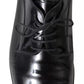 Black Polished Leather Formal Dress Shoes