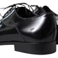 Black Polished Leather Formal Dress Shoes