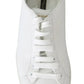 White Saint Tropez Lace Up Men Sneakers Men Shoes