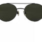 Matte Black Steel Frame Green Lens DG2245 Sunglasses