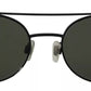 Matte Black Steel Frame Green Lens DG2245 Sunglasses