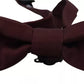 Bordeaux Silk Adjustable Neck Men Bow Tie