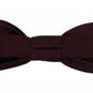 Bordeaux Silk Adjustable Neck Men Bow Tie