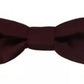 Bordeaux Silk Adjustable Neck Men Bow Tie