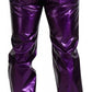 Purple Shining Men Casual Pants