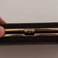 Black Silk Gold Frame Clutch Evening Party Purse Bag