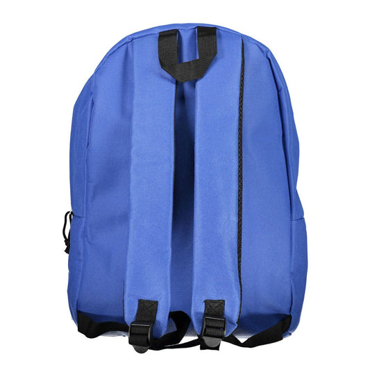 Blue Polyester Backpack