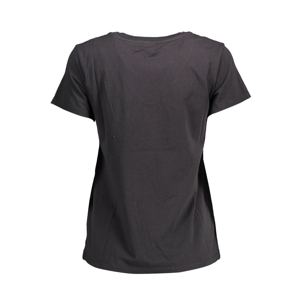 Black Cotton Women Top