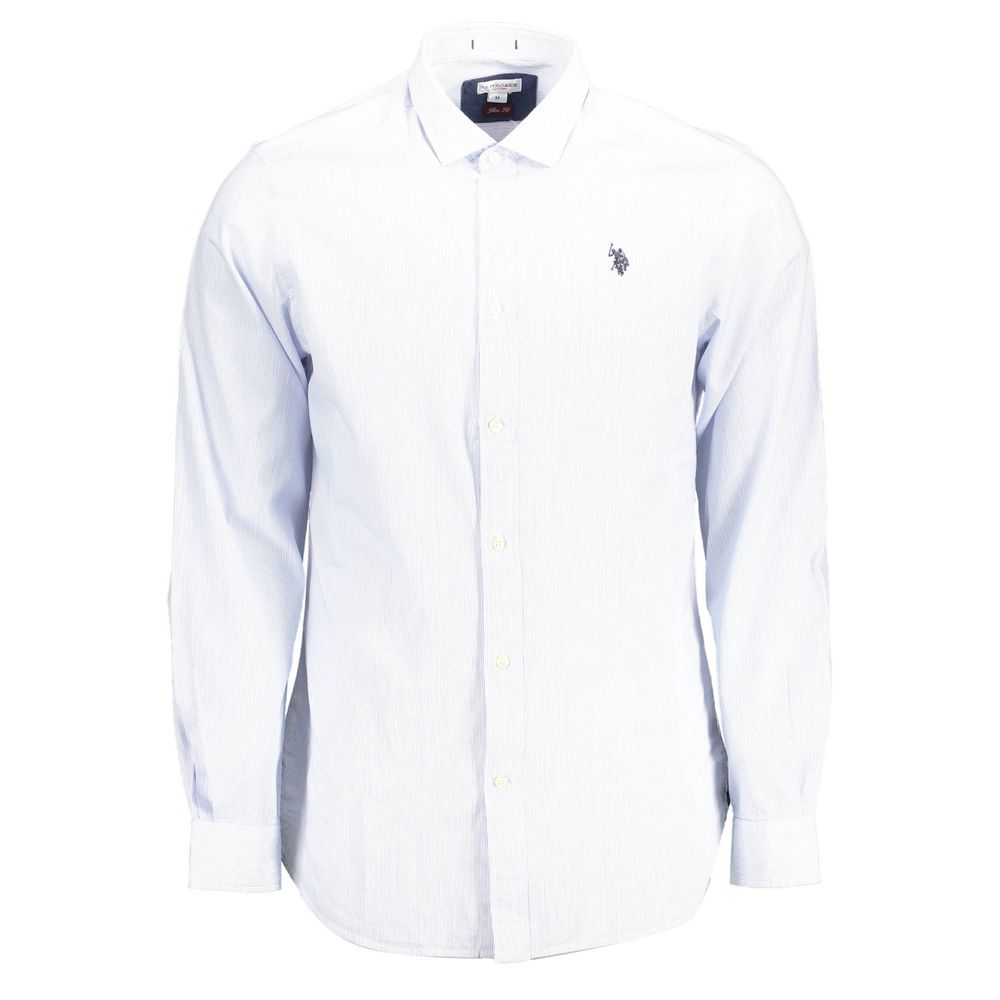 Light Blue Cotton Men Shirt