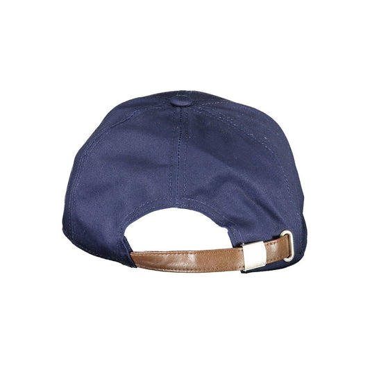 Blue Cotton Men Cap