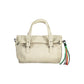 White Polyethylene Women Handbag