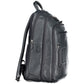 Blue Leather Men Backpack