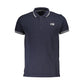 Blue Cotton Polo Shirt