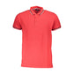 Red Cotton Polo Shirt