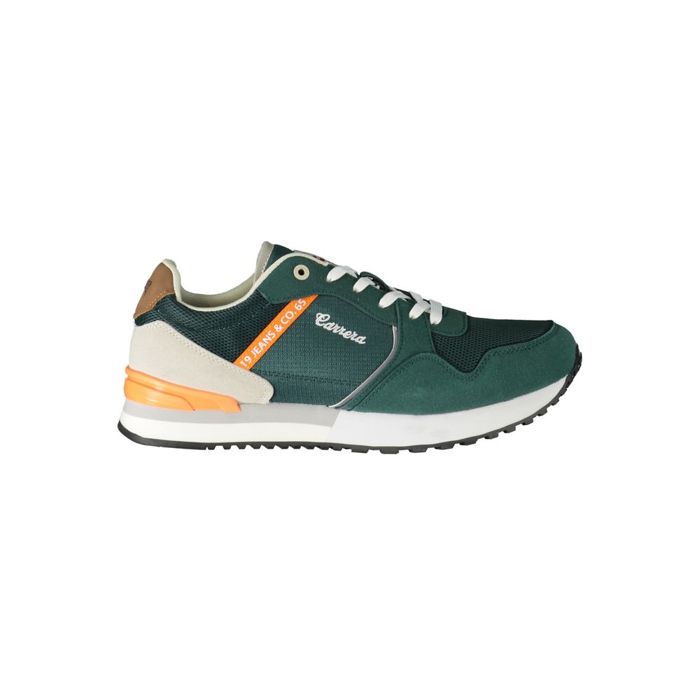 Green Polyester Sneaker