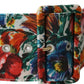 Multicolor Carretto Fabric Wide Waist Belt