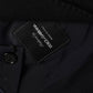Blue Wool Notch Single Breasted Coat Blazer