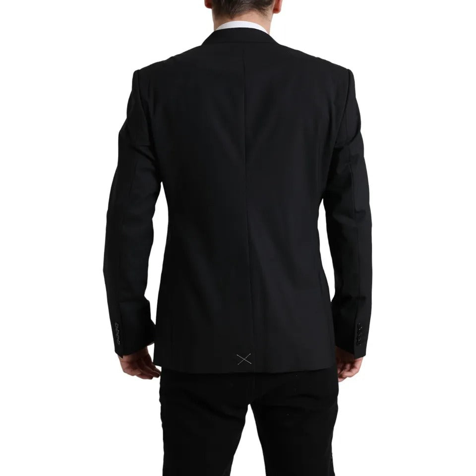 Black Wool MARTINI Stretch Jacket Blazer