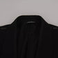 Black Single Breasted Formal Coat Blazer