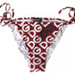 Bordeaux DG Mania Print Bottom Beachwear Bikini