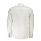 White Cotton Men Shirt