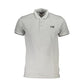 Gray Cotton Polo Shirt