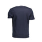 Blue Cotton Men T-Shirt