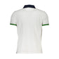 White Cotton Men Polo Shirt