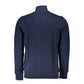 Blue Cotton Men Sweater