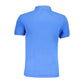 Blue Cotton Polo Shirt