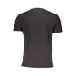 Black Cotton Men T-Shirt