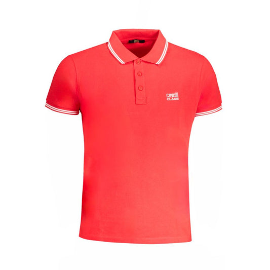 Red Cotton Polo Shirt