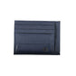 Elegant Blue Card Holder with Contrast Details