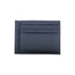 Elegant Blue Card Holder with Contrast Details