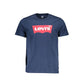 Blue Cotton Men T-Shirt