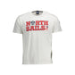 White Cotton Men T-Shirt