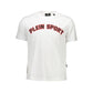 White Cotton Men T-Shirt