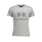 Gray Cotton Men T-Shirt