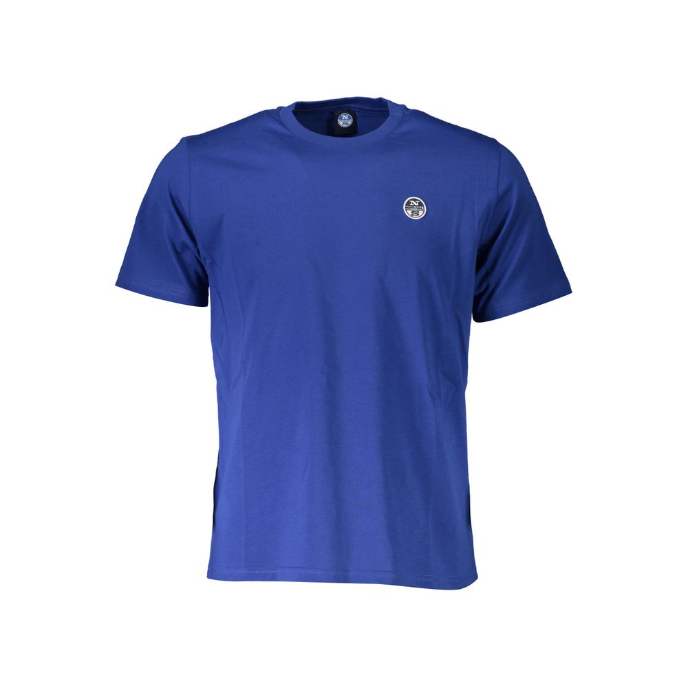 Blue Cotton Men TShirt